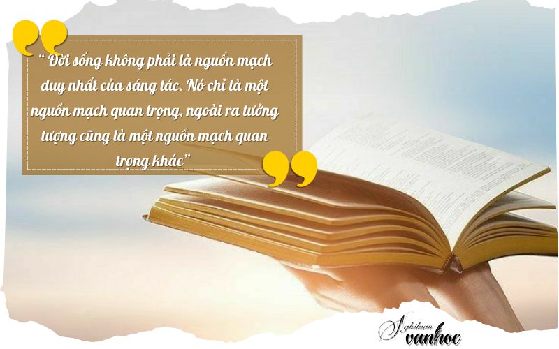 NLVH về chủ đề: “ Đời sống không phải là nguồn mạch duy nhất của sáng tác. Nó chỉ là một nguồn mạch quan trọng, ngoài ra tưởng tượng cũng là một nguồn mạch quan trọng khác” của nhà văn Diêm Liên Khoa (Trung Quốc)