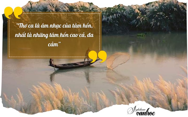 NLVH về nhận định của Vôn - te: “Thơ ca là âm nhạc của tâm hồn, nhất là những tâm hồn cao cả, đa cảm”